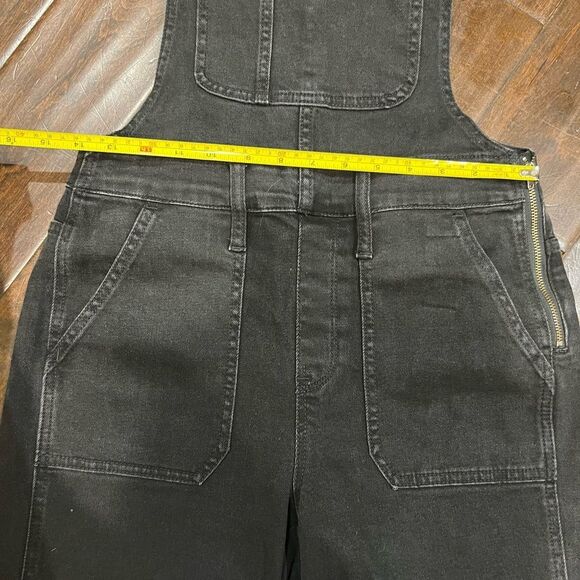 Madewell black denim overalls size small NWOT - Picture 3 of 11